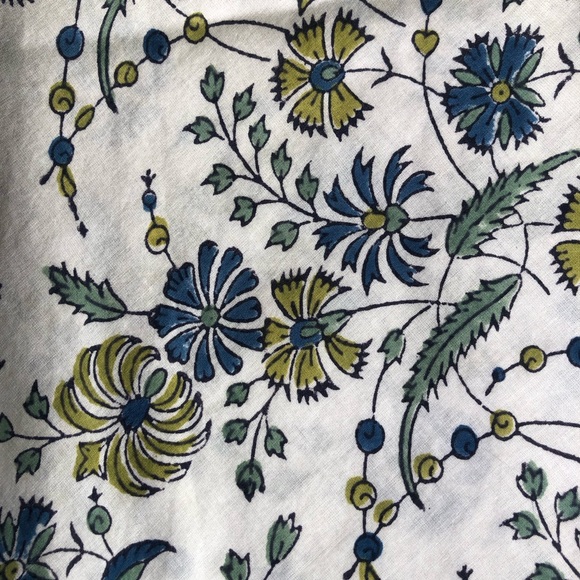 Kilol Floral Midi Dress Wooden Button Back Handkerchief Hem S - Picture 4 of 12